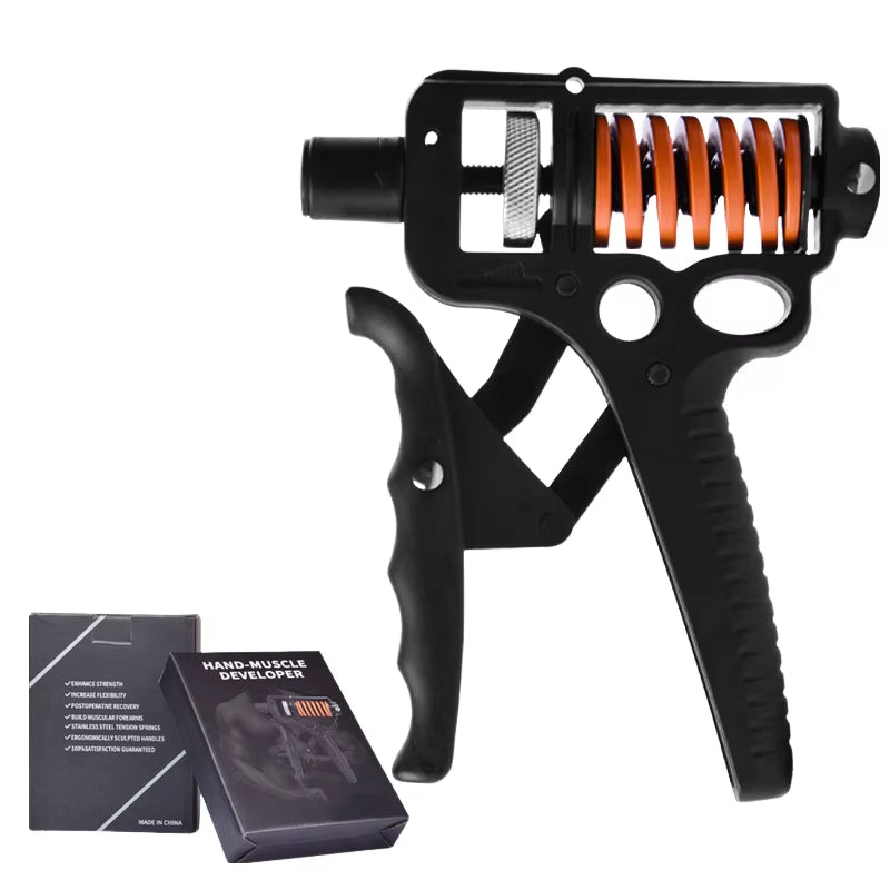 5-165Kg Adjustable Heavy Hand Grip Exercise Strengthener Gripper Finger Expander Arm Wrist Forearm Trainers Fitness Steel Spring