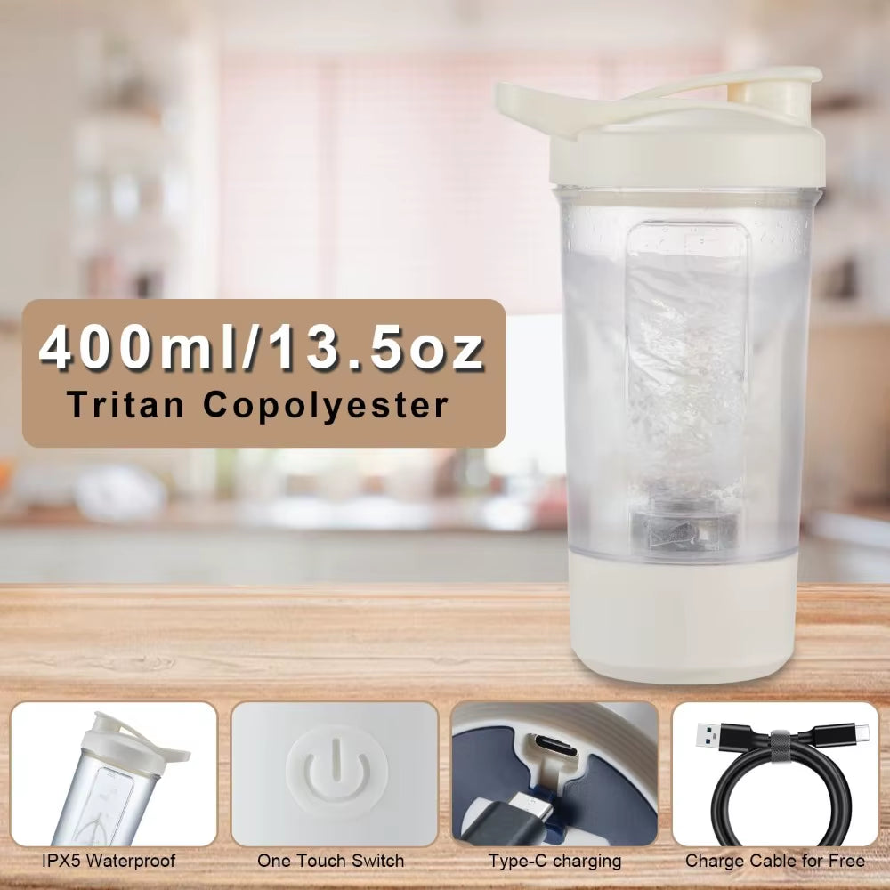 Automatic Stirring Cup with Measuring Coffee Cup Waterproof Portable Rechargeable Shaker Cup Suitable for Office Kitchen Travel